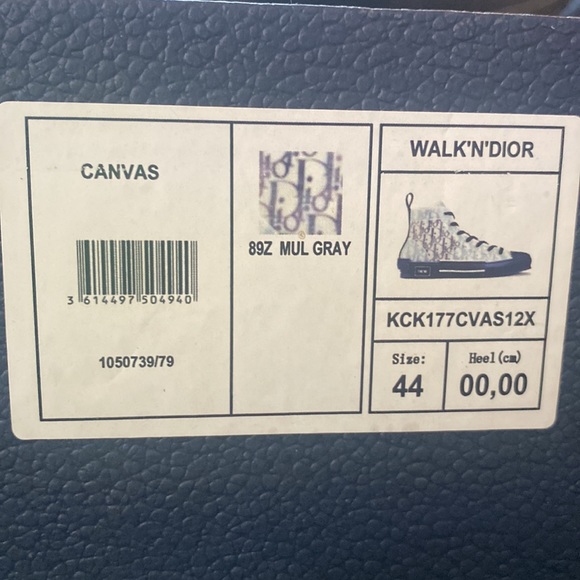 Dior sneakers Walk’N’Dior size 44 blue and white - Picture 6 of 6